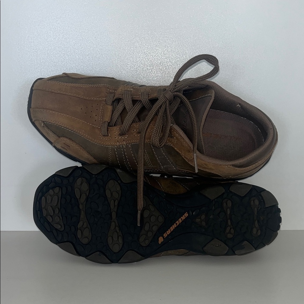Skechers Men's Tan and Brown Sneakers